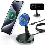 Magnetic Wireless Charger Stand 15W Fast Magsafe For Iphone 17/17 Pro.... Fixed Price $19.91.
