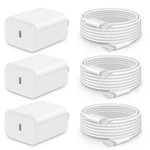 Iphone 17/16/15 Fast Charger 3PACK 20W Usb Wall With 6FT Ctoc Cable.... Fixed Price $14.99.