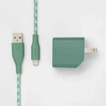 2-PORT Wall Charger 15W Usb-c & Usb-a Heyday Evergreen. Fixed Price $7.99.