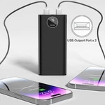 30000MAH 2 Usb Portable Power Bank Lcd Thin Battery Charger For Samsung Iphone. Fixed Price $14.89.