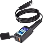 Garystat Motorcycle Usb-c Charger, Sae Adapter, 27W Dual Port Fast.... Fixed Price $23.17.