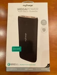 Mycharge Megapower Portable Charger 20100MAH/18W Usb 2, New, Sealed, Ships Free. Fixed Price $69.99.