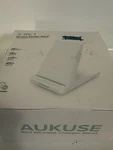 Aukuse Wireless Charging Station, 3 1 Fast Charger Stand For Multiple Devices. Fixed Price $12.85.