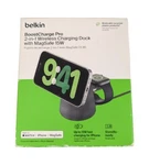 P6N Belkin Boostcharge Pro 2-IN-1 15W Wireless Charging Dock W/ Magsafe New. Fixed Price $59.99.