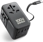 Doace Universal Travel Adapter, 100W Gan 3.0 European Plug Wit.... Fixed Price $50.80.