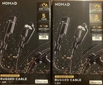 New Nomad 5 Ft Adventure Rugged For Apple 8-PIN Usb Cable Sync Charge. Fixed Price $16.00.
