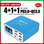 Relife RL-304P Smart 6-PORT Digital Display Charger. Fixed Price $20.00.