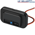 Dual Usb Port Car Fast Charger Socket Power Outlet Panel Mount Waterproof. Fixed Price $9.49.