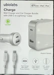 Ubio Labs 30W Usb-c To Lightning Bundle White. Fixed Price $29.99.