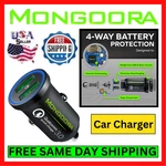 Super Fast Car Charger Usb 36W 2 Dual Port Led Phone Tablet Adapter Tiny Vehicle. Fixed Price $13.95.