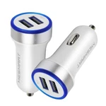 Mesmart Dual Port 3.1A Usb Car Charger Adapter Led Voltmeter 12V/24V For Samsung. Fixed Price $9.38.