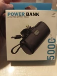 3-IN-1 Power Bank 5000MAH 30W Usb-c Charger Builtin Cable Adapter Pink,new. Fixed Price $20.00.