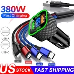 380W Multi-port With Digital Display Car Charger For Iphone 17 16E 15 Promax 14. Fixed Price $10.99.