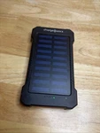 Chargeworx 10000MAH Premium Weatherproof Solar Power Bank With Built-in Dual Usb. Fixed Price $16.95.