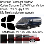 Nano Carbon Window Tint Fits Dodge Promaster 2014-2024 Custom Precut 2F. Fixed Price $36.52.
