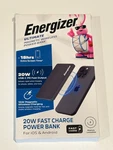 Energizer Ultimate 5,000 Mah 20W QI2.0 Slim Metal Magnetic Wireless Power Bank. Fixed Price $10.95.
