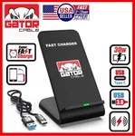 30W Wireless Charger Stand Pad Fast For Samsung Iphone Lg Universal. Fixed Price $13.99.