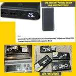 Pocket Juice Onn 20000 Mah Dual-port Portable Battery Bank For Cell Tablet Usb. Fixed Price $26.44.