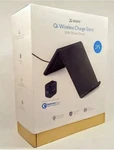 Atomi Qi Wireless Charge Stand 10W Fast Black 2 Pk Brand New. Fixed Price $19.99.
