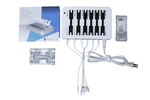 Hercules Tuff 6-PORT Charging Station W/ 7 Apple Cables HT-CS-6 White. Fixed Price $29.99.