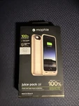 Mophie Juice Pack Air Series Gold Case For Apple Iphone & 6S New. Fixed Price $64.98.
