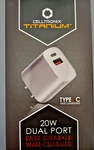 New 20W Dual Port Fast Wall Charger Usb-c Type-c 50% 30 Min. Gan. Fixed Price $22.94.