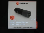 Griffin Powerjolt Dual Universal Car Charger-black/grey 5 2.4 Per Port Nib. Fixed Price $20.00.