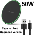 50W Fast Wireless Charger Mat Charging Station For Iphone 17 16 Samsung S25 S22+. Fixed Price $18.99.