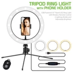 Cellet Usb Powered 10" Tripod Led Ring Light W/ Wireless Remote Control. Fixed Price $19.95.