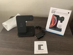 Saferell 3-IN-1 Wireless Charger Station 15 Fast Charging Scratch & Dent. Fixed Price $18.68.