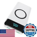 Fochew Wireless Portable Charger 30800MAH 15W Charging 25W Pd QC4.0. Fixed Price $52.68.