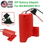 Power Wheels Diy Battery Adapter Wires Fuse Compatible With Milwaukee M12 12V. Fixed Price $7.99.