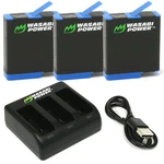 Wasabi Power Battery (3-PACK) And Triple Charger For Gopro HERO8 Black. Fixed Price $36.99.