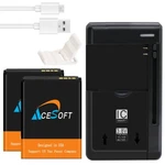 Extended Slim 1520MAH Battery Charger Cable Bracket Alcatel Smartflip 4052C. Fixed Price $49.48.