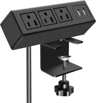 3 Outlet Clamp Power Strip With Usb Ports, Desktop Surge Protec. Fixed Price $33.21.