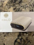Halo Rapidpack 10K Dlx Power Bank With Usb-a Output/usb-c Input Color -champagne. Fixed Price $29.67.