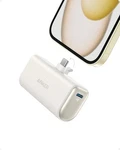 Anker Iphone 16 Portable Charger, Nano Power Bank With Built-in Shell White. Fixed Price $38.76.
