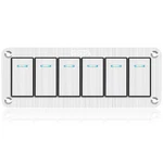 6 Gang Marine Boat Rocker Switch Panel WATERPROOF,12-24V Pre-wired Aluminum R.... Fixed Price $29.68.