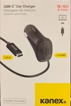 Kanex Usb-c Car Charger 15+5W 3+1AMP. Fixed Price $17.99.