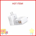 40W Usb Charger Block, 2-PACK 4-PORT Type Fast Charging Brick Dual Pd&qc Wal. Fixed Price $11.99.