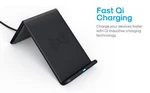 Atomi Qi Wireless Charge Stand 10W Fast Universal Charging AT1237 W/ Plug. Fixed Price $12.00.