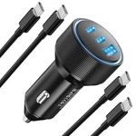 For Iphone 15/16 Pro Max Car Charger, 72W 3-PORT Fast Usb Power.... Fixed Price $24.28.