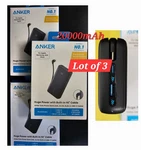 Anker Zolo 20K 22.5W Built-in Usb-c Portable Charger Battery Power Bank Lot Of 3. Fixed Price $60.00.