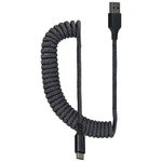 Ventev Chargesync 14-INCH Helix Cloth Covered Usb-c To Braided Cable Gray. Fixed Price $14.29.