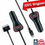 Original Verizon APPLE-LIGHTNING/30-PIN Car Charger For Ipad 1/2/3/4/5/6/7/PRO. Fixed Price $11.38.