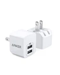 Anker Dual Port 12W Usb Charger Block With Foldable Plug, Pack. Fixed Price $29.74.