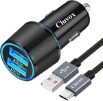 Fast Usb Car Charger For Samsung Galaxy Black. Fixed Price $13.35.