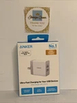 Anker 2-PORT Powerport 24W Wall Charger White. Fixed Price $5.00.