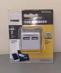 Prime Wire & Cable High-speed Usb Charger 3.4 Amps 2 Ports Folding Plug. Fixed Price $12.95.