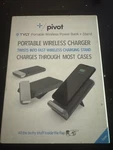 Tylt Pivot 5000MAH Qi Wireless Charger Pwr Bank Stand Fast Iphone Samsung. Fixed Price $16.99.